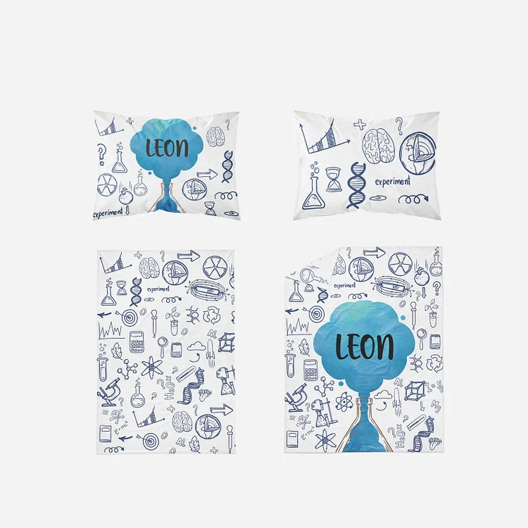 BlanketCute-Personalized Lovely Bedroom Bedding Set with Your Kid's Name | 03