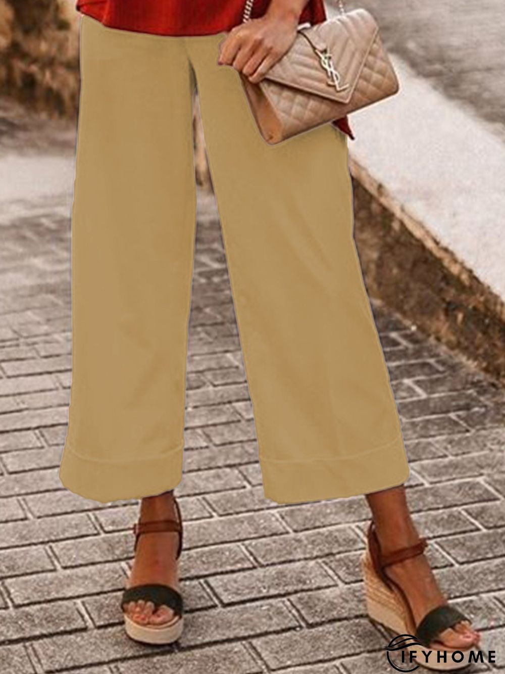 Casual Plain Pants | IFYHOME