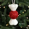 Red White Shimmers Candy Christmas Tree Hanging Decors
