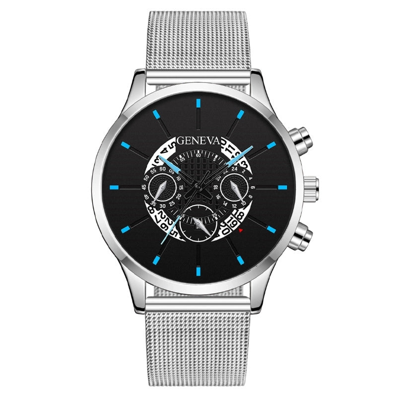 Minimalist Streetwear Color Block Buckle Quartz Watch Men’s Watches