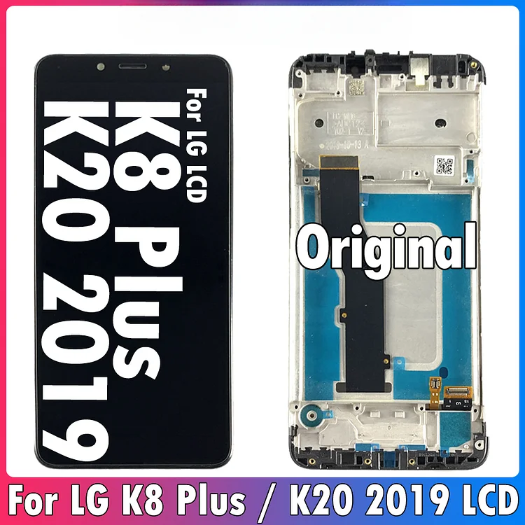 5.45'' Original For LG K20 2019 LMX120EMW  LCD Display Touch Screen Digitizer With Frame Replacement For LG K8 Plus LCD