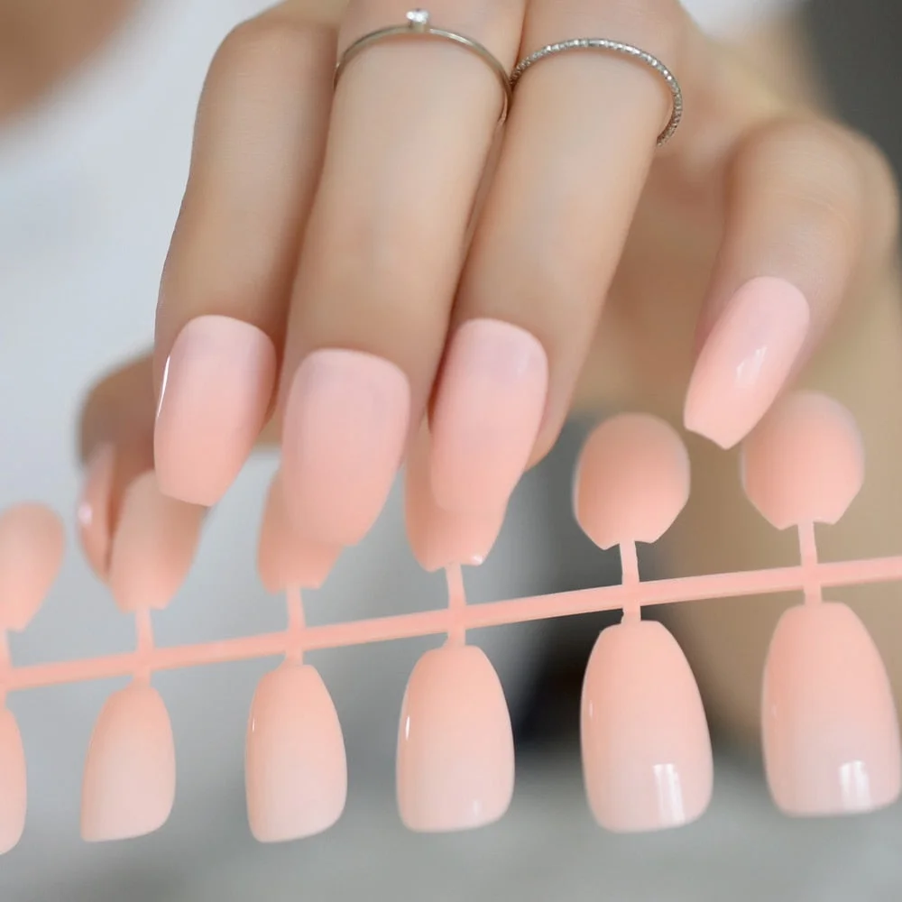 Dusty Cedar Fashion Stiletto False Nails Pointed Sharp Candy Red Fake Nails for daily wear On the Nail Tree 24pcs-Nail Inspo