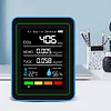 5-in-1 Air Quality Monitor CO2 Detector USB Charging Portable for Indoor Outdoor