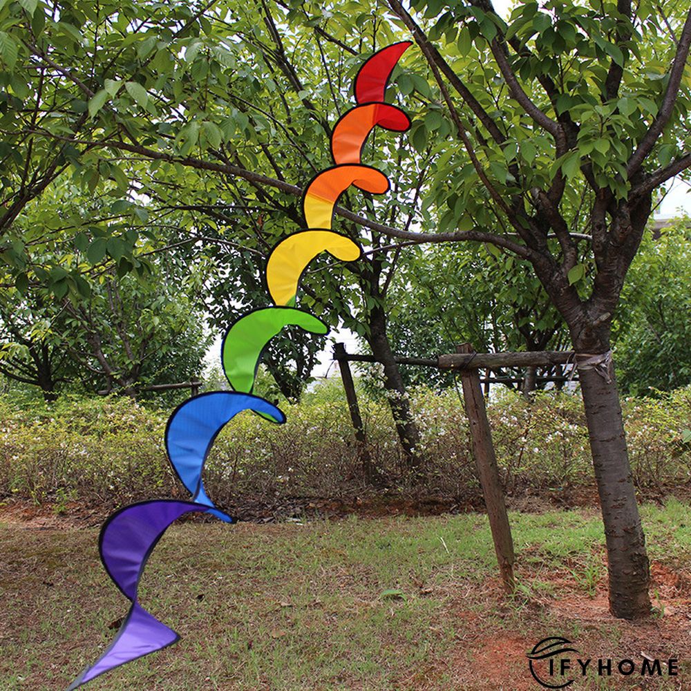 Rainbow Spiral Windmill Colorful Wind Turntable | IFYHOME