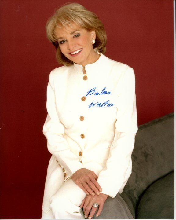 BARBARA WALTERS Signed Autographed Photo Poster painting