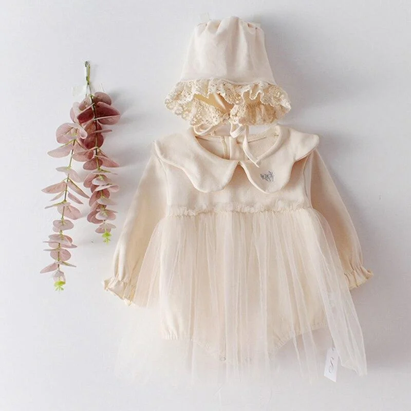 0-2Yrs Brand Baby Girl Clothes 2020 Spring Infant Multi-layer Screen Vest Skirt + Love Embroidered Jacket Girl Baby Gift