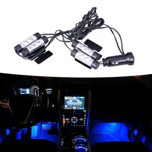 Dronehint 1 Set 3 LED 4in1 Car Interior Parts Lamp Atmosphere LED Lights Decor Accessories (For: GMC) Parts