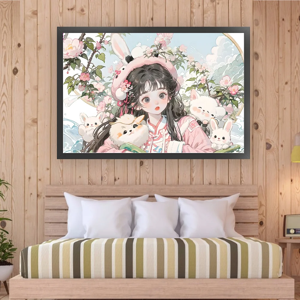 11CT Full Stamped Cross Stitch - Tiger(Canvas|60*40CM) - Eco-Friendly Cotton Thread