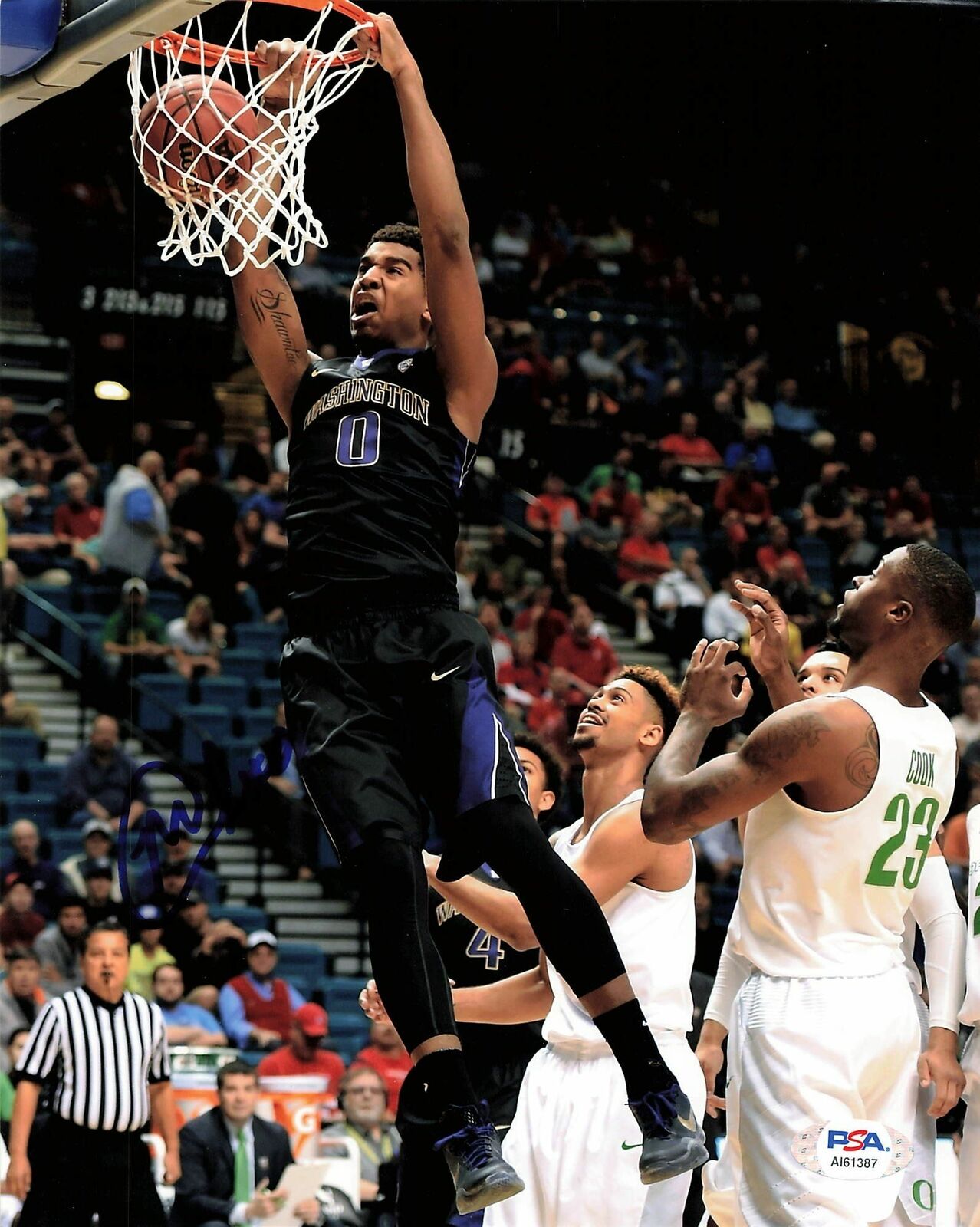 Marquese Chriss signed 8x10 Photo Poster painting PSA/DNA Washington Autographed