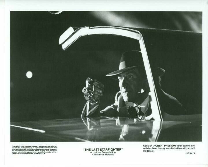 Robert Preston The Last Starfighter original press Photo Poster painting