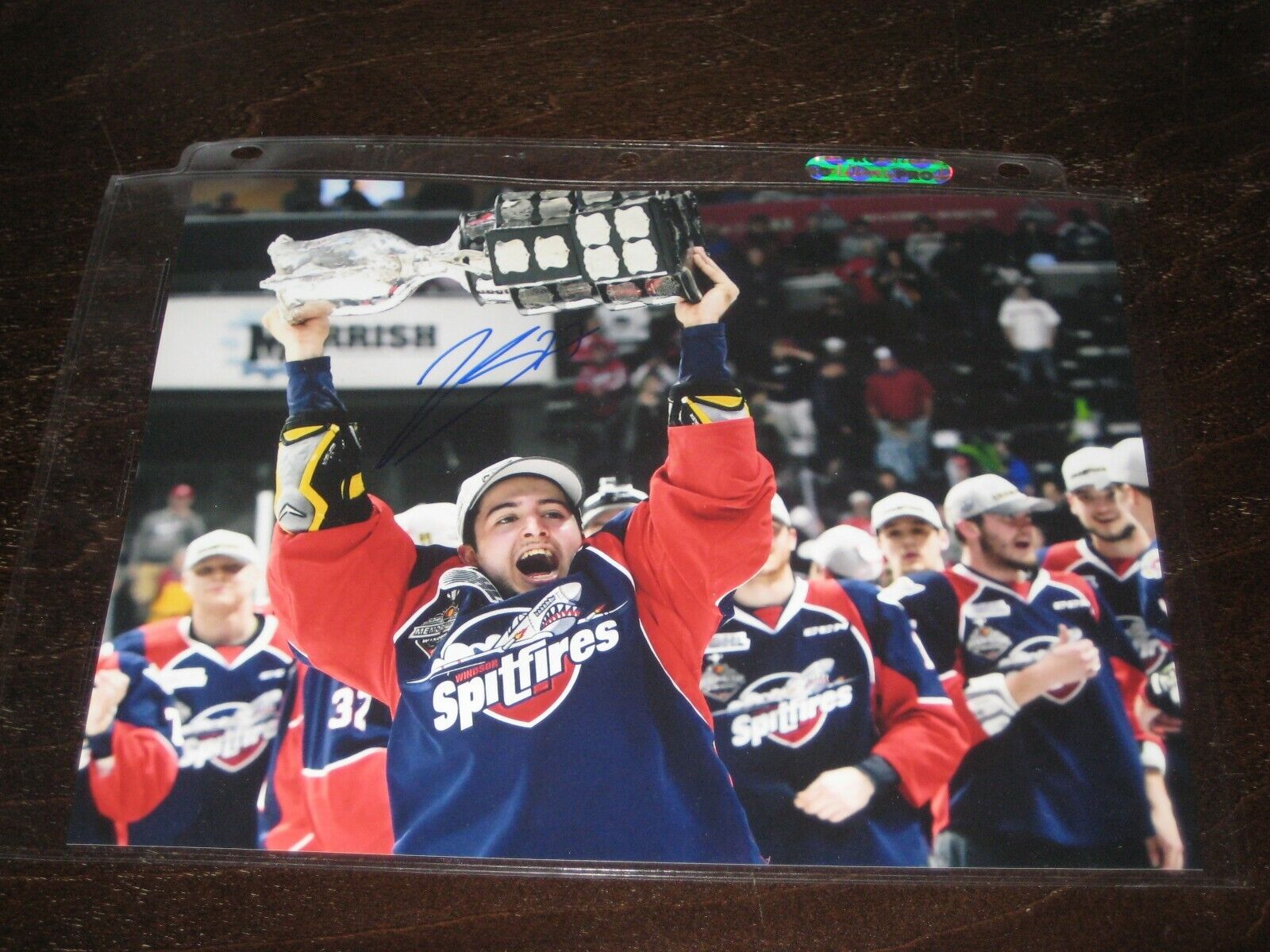 JEREMY BRACCO autographed WINDSOR SPITFIRES Memorial Cup