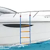 4 Step Boat Rope Ladder Folding Marine Rope Ladder Portable Rope Boarding Ladder