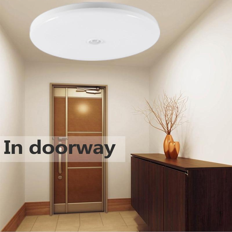 Smart LED Ceiling Lights 12W 18W  PIR Motion Sensor Ceiling Lamp Lighting for Living Room Hallway Stairway Garage Porch