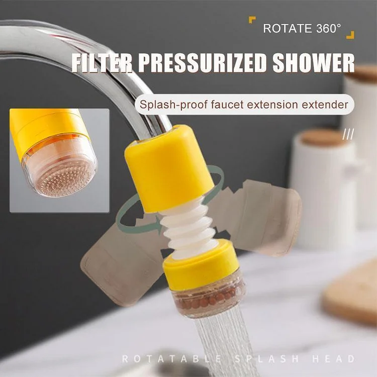 Rotatable Filter Pressurized Shower