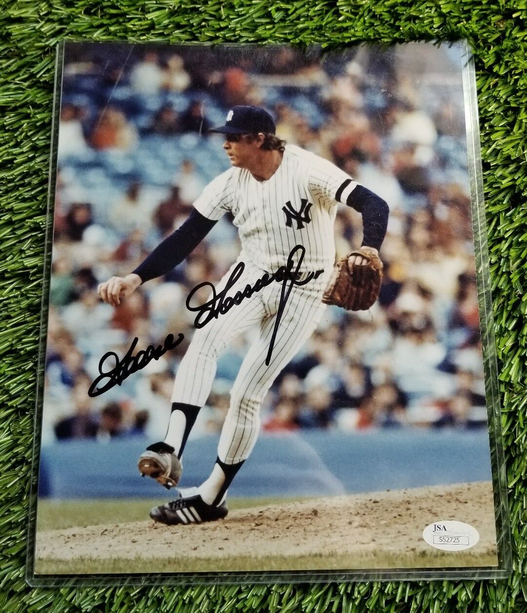 GOOSE GOSSAGE SIGNED 8X10 NEW YORK YANKEES COLOR Photo Poster painting JSA/COA S52725