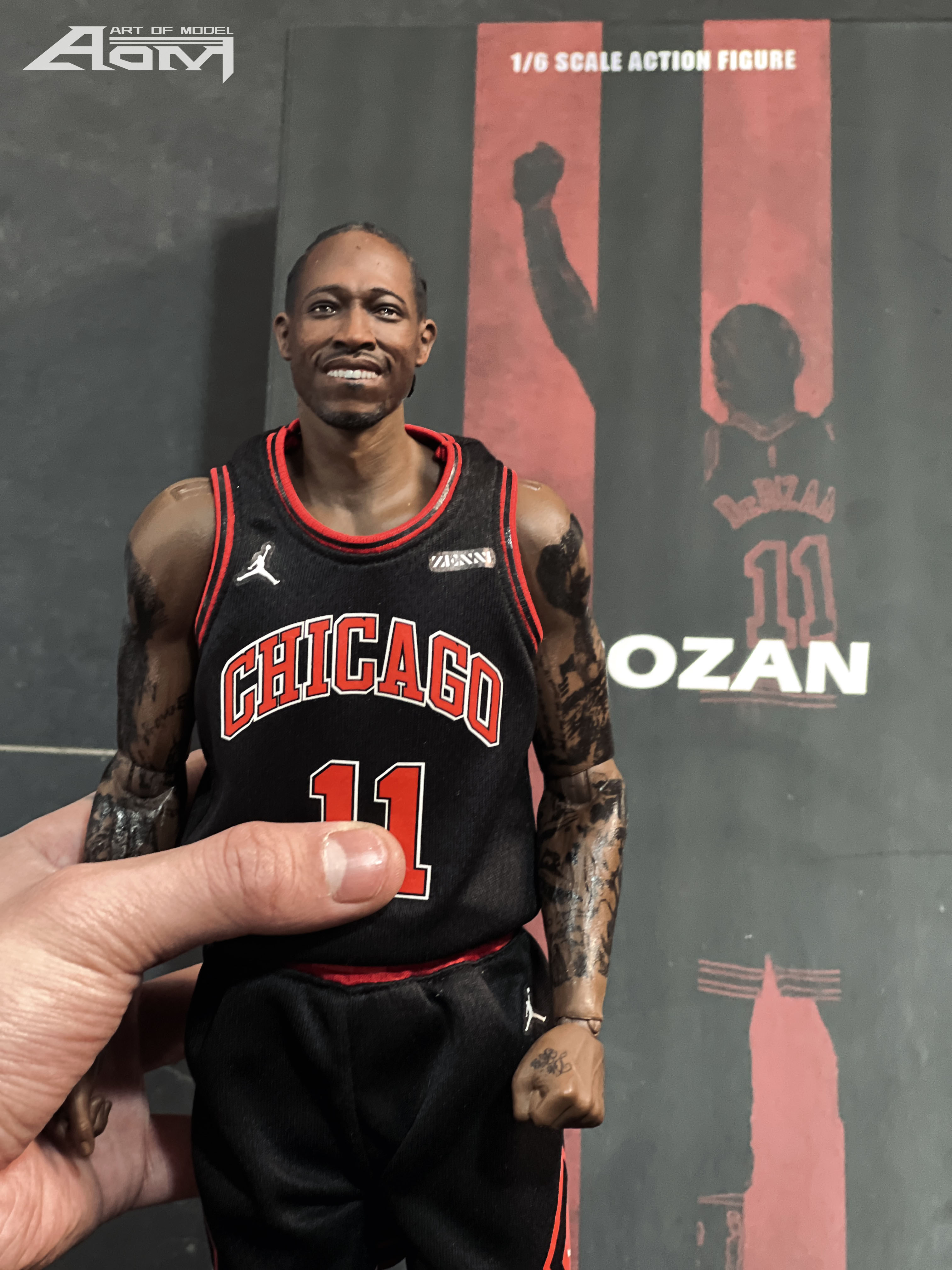 PREORDER AOM TOYS Studio NBA Chicago Bulls DeMar DeRozan 1/6 Statue(GK)