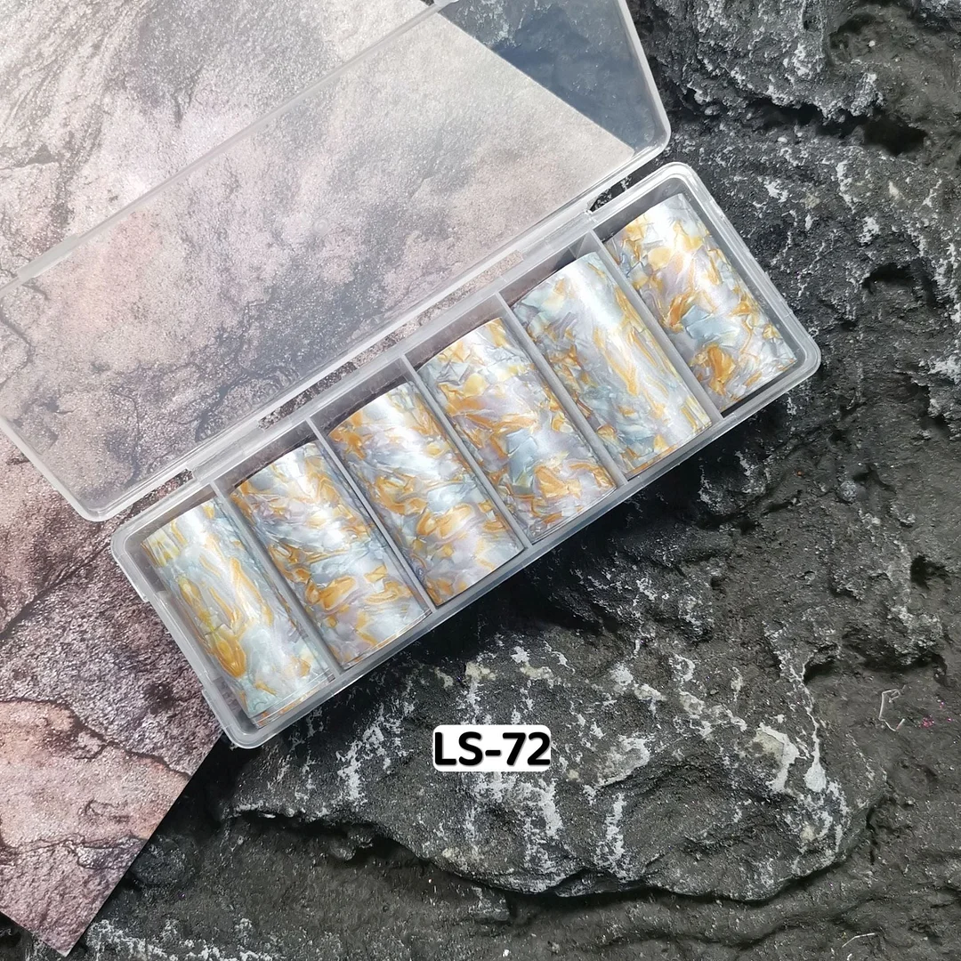 3pcs Tortoiseshell Amber Nails Foils Tortoise Shell Nail Art Transfer Foil Decals Wraps Tips Nail Manicure Decorations 4*100cm-Nail Inspo