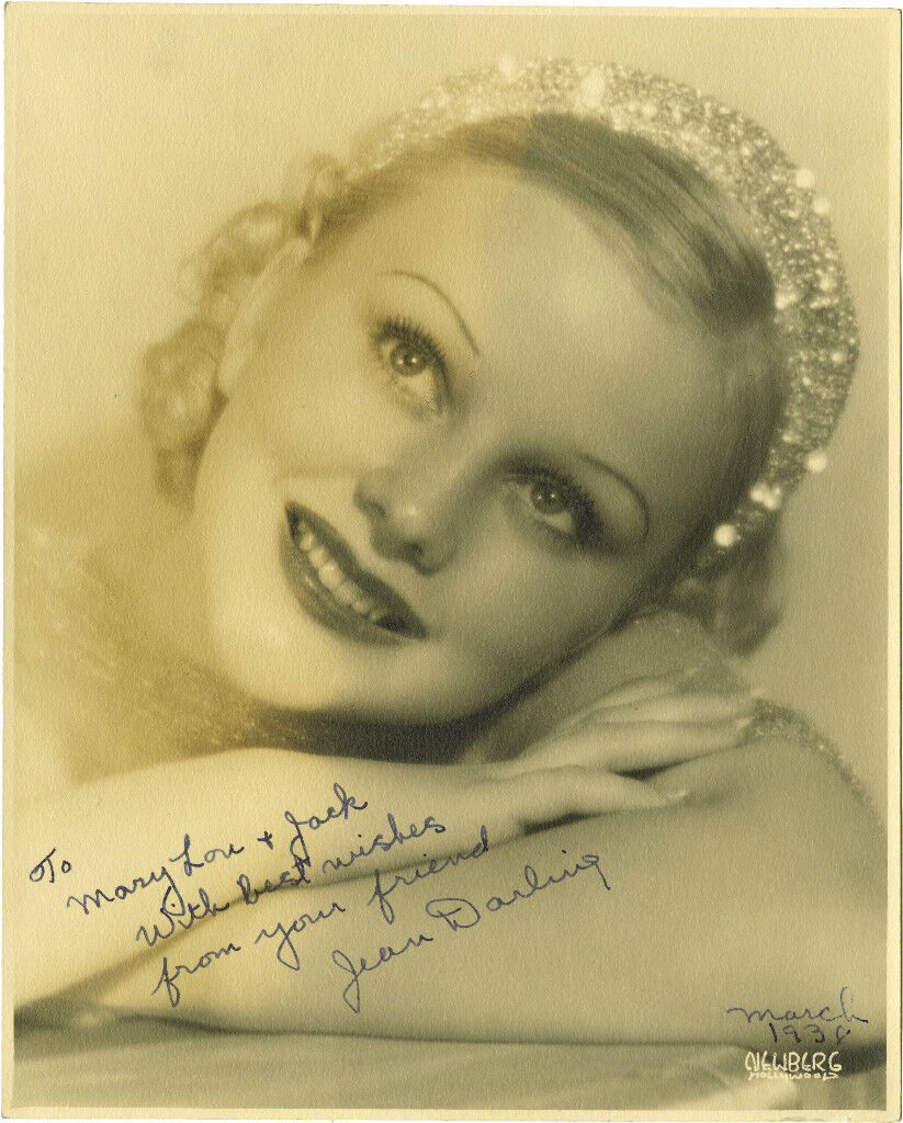 JEAN DARLING Signed Photo Poster paintinggraph - Film Actress - Preprint