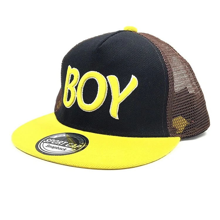 Children Hat Boys Baseball Cap Summer Ventilation Child Hats Sun Snapback ComfortableStyle Caps girl Bone