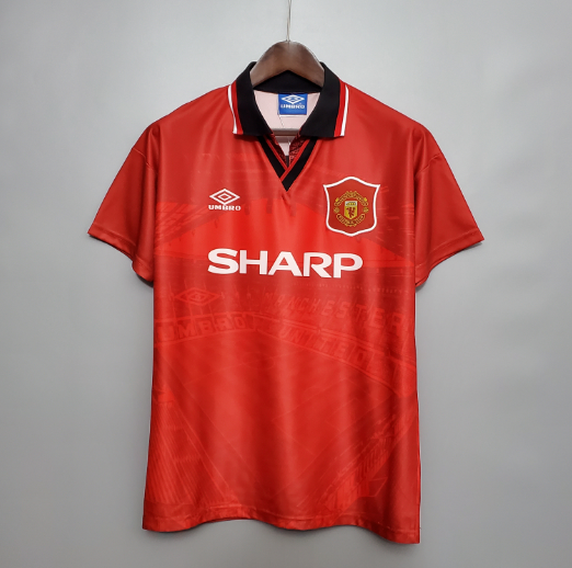 Retro 94/96 Manchester United Home Football T-Shirt Thai Quality