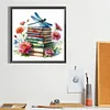 (30*30cm)Dragonfly Flower Books - Square AB Drill Diamond Painting