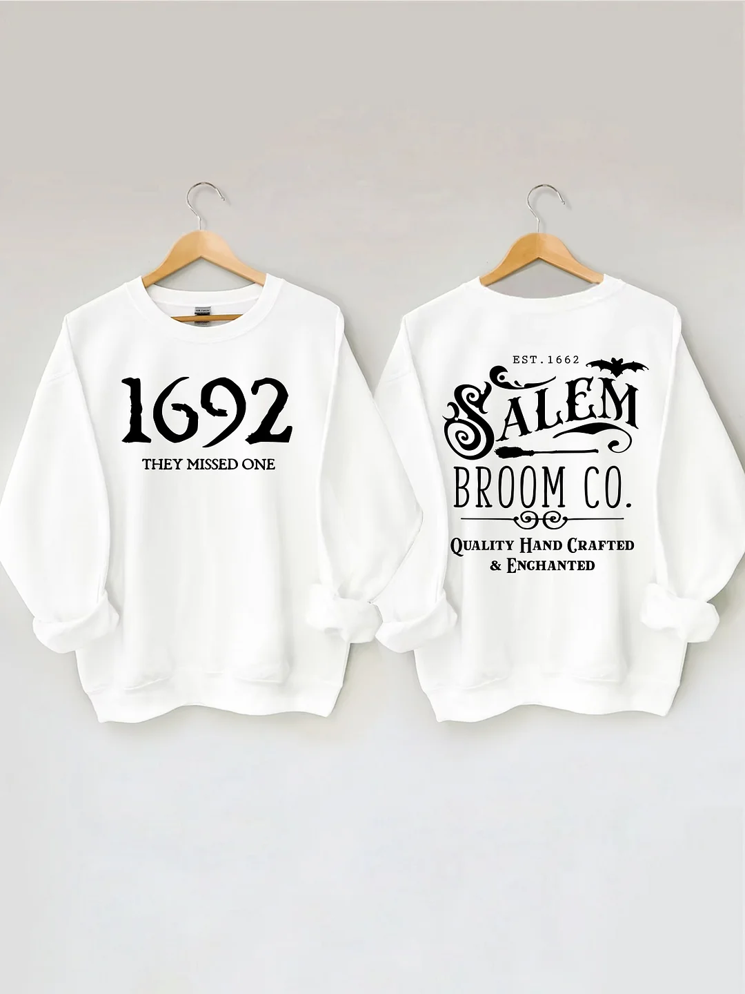 Salem Broom Co Halloween Sweatshirt