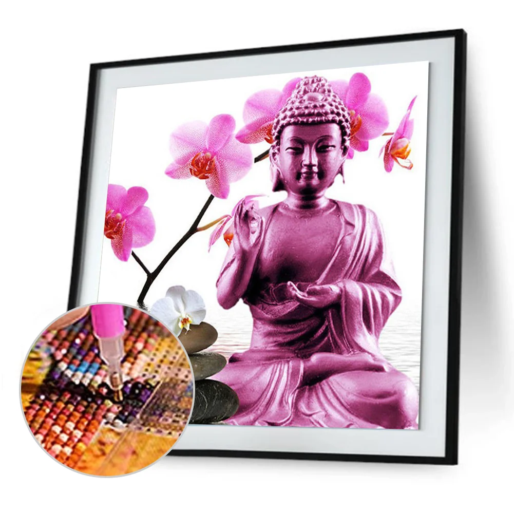 Diamond Painting - Full Round Drill - Buddha(30*30cm)