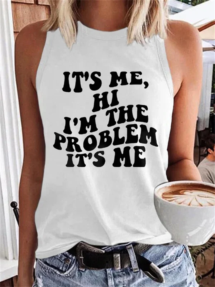 Women's Lyrics Its Me Hi I'm The Problem Vest