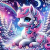 Diamond Painting-DIY Crystal Rhinestone Unicorn