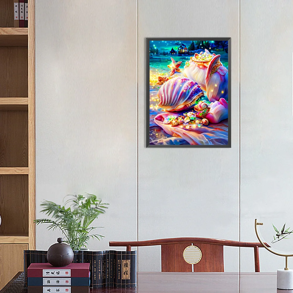 Diamond Painting - Full Round Drill - Beach(Canvas|30*40cm)