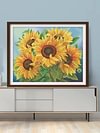 Sunflower -11CT Stamped Cross Stitch Kit(65*50cm)