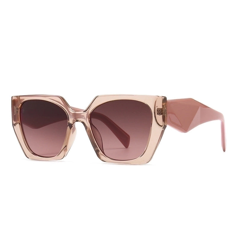Fashion Solid Color Pc Polygon Full Frame Women’s Sunglasses