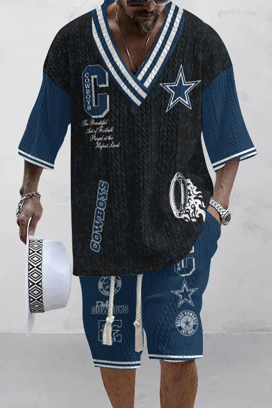 Dallas Cowboys Limited Edition Top And Shorts Two-Piece Suits