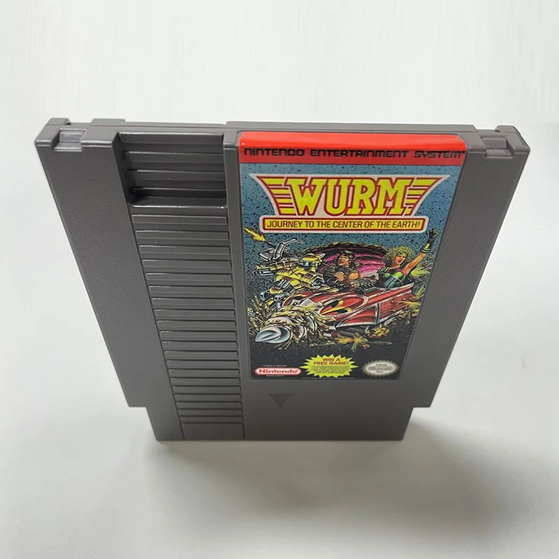 WURM:Journey to the Center of the Earth For Nintendo NES - 8 Bit Game Cartridge