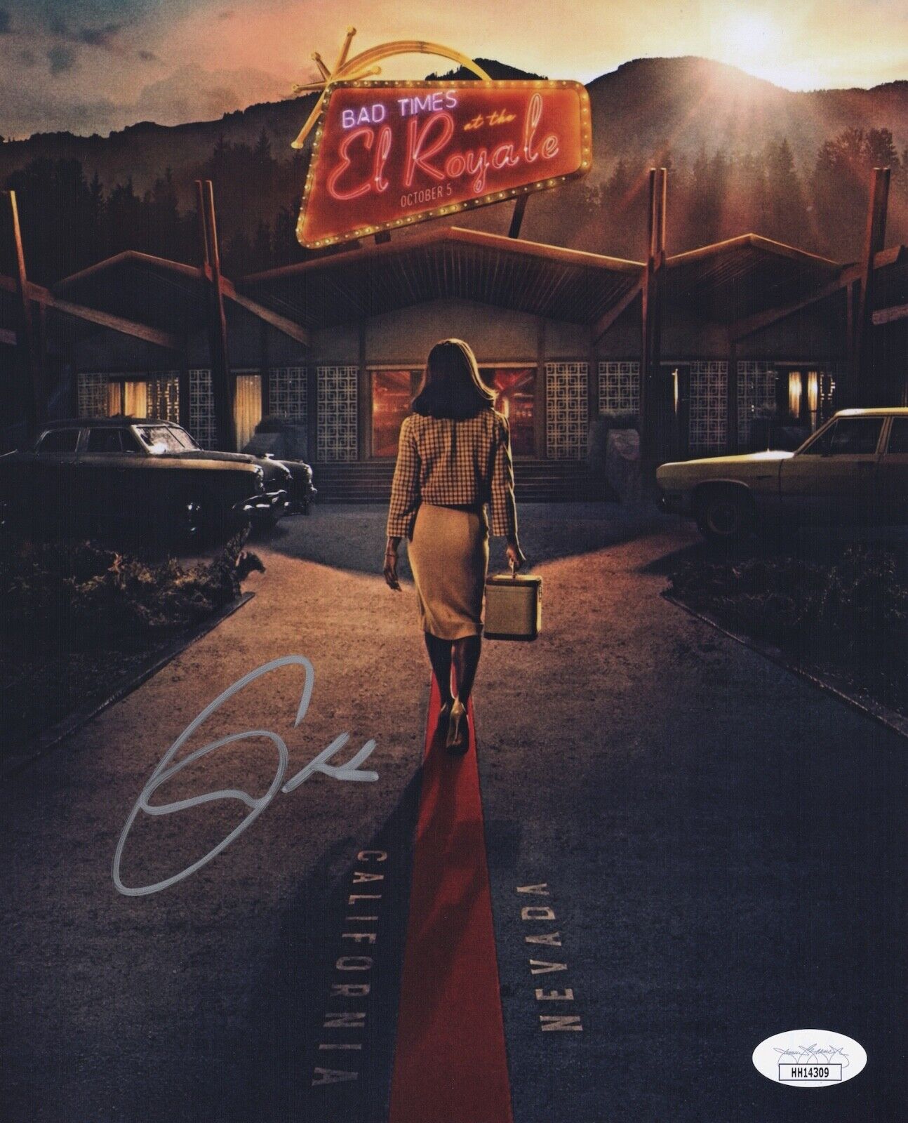 Cynthia Erivo BAD TIMES AT EL ROYALE Signed 8x10 Photo Poster painting Autograph JSA COA