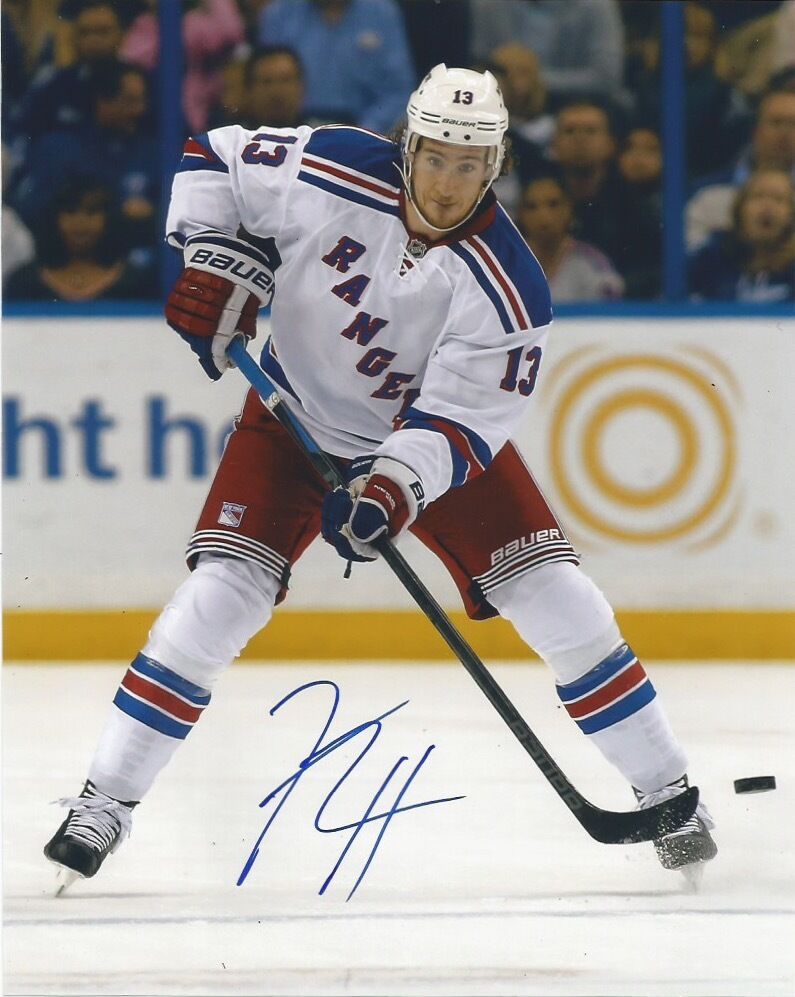 New York Rangers Kevin Hayes Autographed Signed 8x10 NHL Photo Poster painting COA C