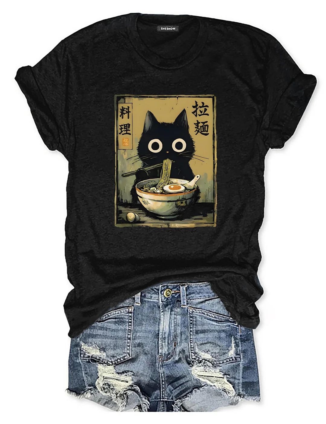 Ramen Cat T-shirt