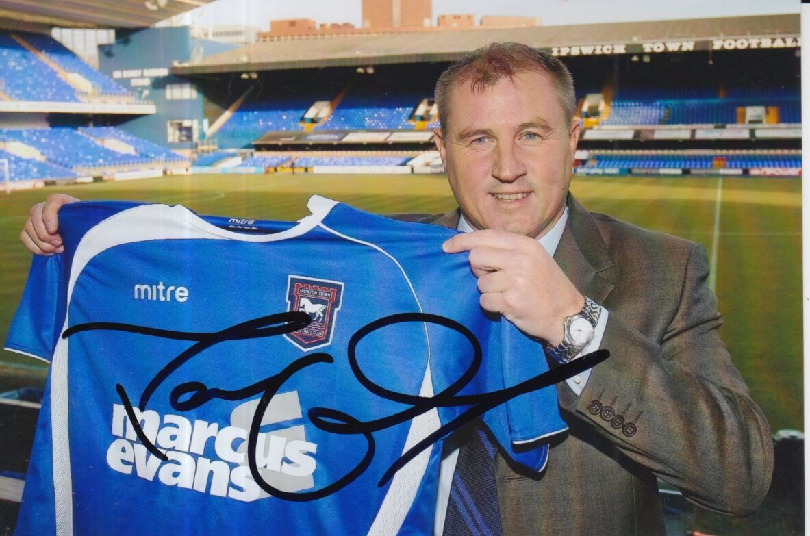 IPSWICH TOWN HAND SIGNED PAUL JEWELL 6X4 Photo Poster painting.