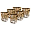Czech Imported BOHEMIA Crystal Glass Handmade High-end Gold-painted Whiskey Glass Foreign Wine Glass