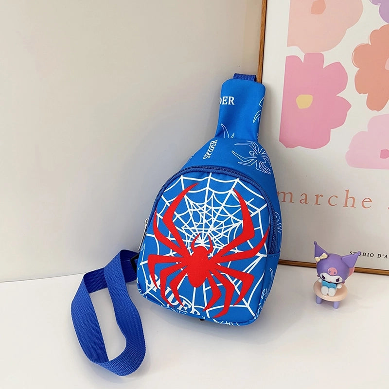 Unisex Medium Nylon Cartoon Classic Style Streetwear Square Zipper Fanny Pack