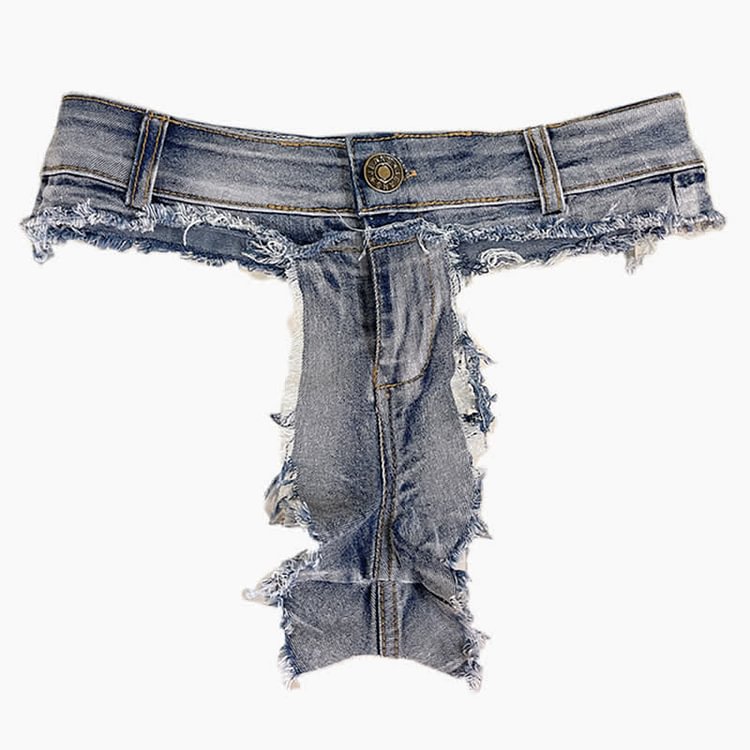 Sexy Denim G-String - Modakawa modakawa