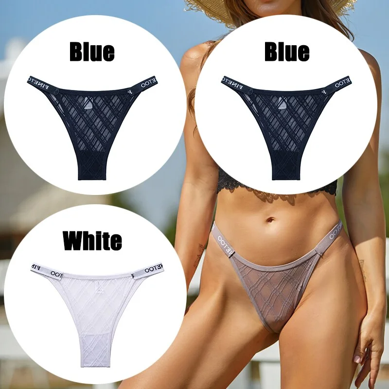 Billionm Sexy Underwear for Women Perspective Thong G-string Lace Panties Breathable Intimates Lingerie Female Soft Undearpants