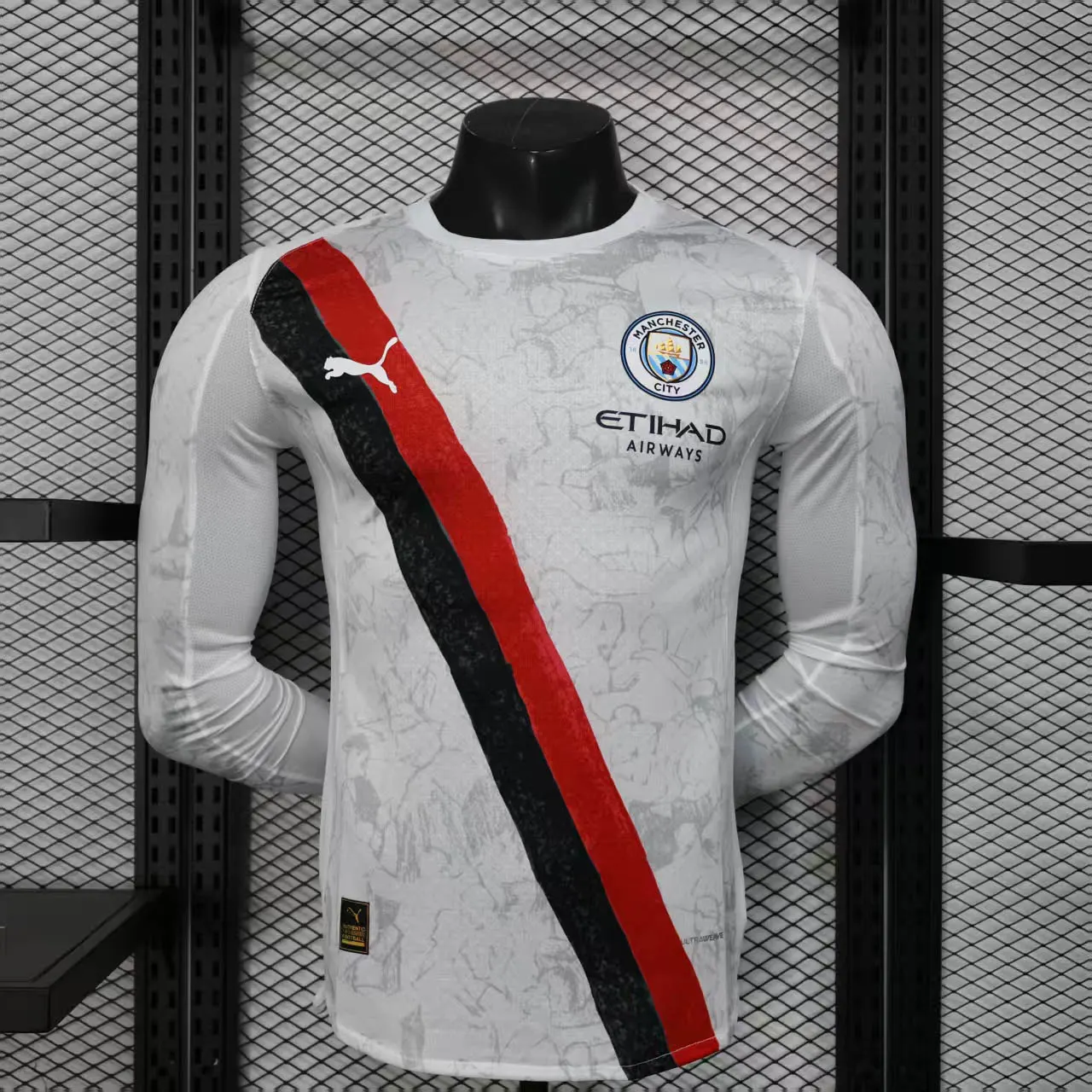 2025-2026 Long Sleeve Player Version Manchester City Club World Cup Away Football Shirt 1:1 Thai Quality- Maxi Kits