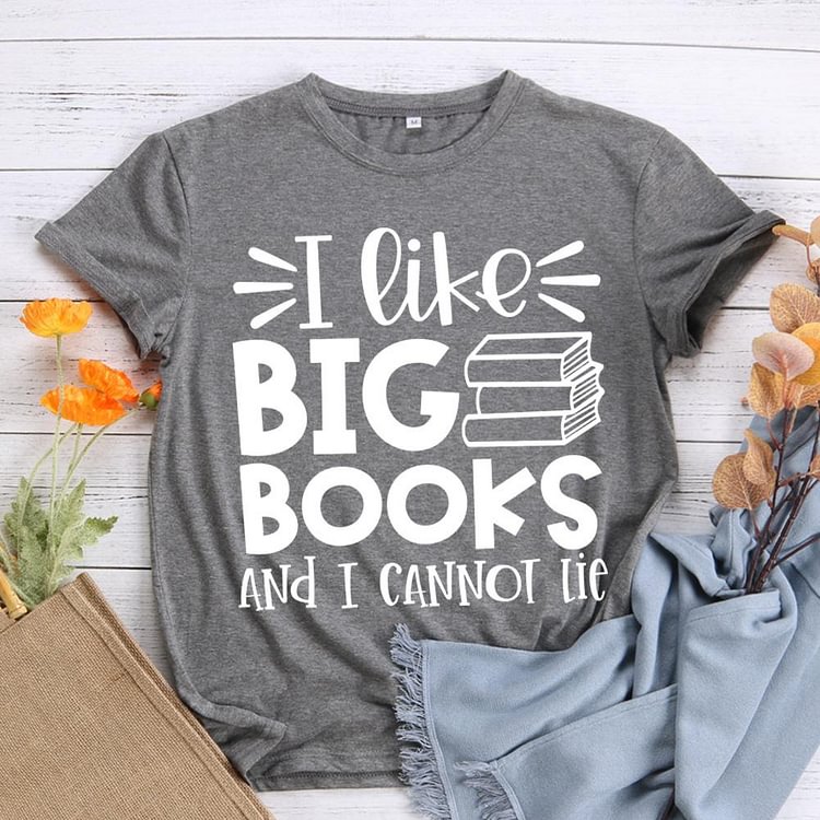 ANB -   I like big books and i cannot lie Book Lovers Tee-010840