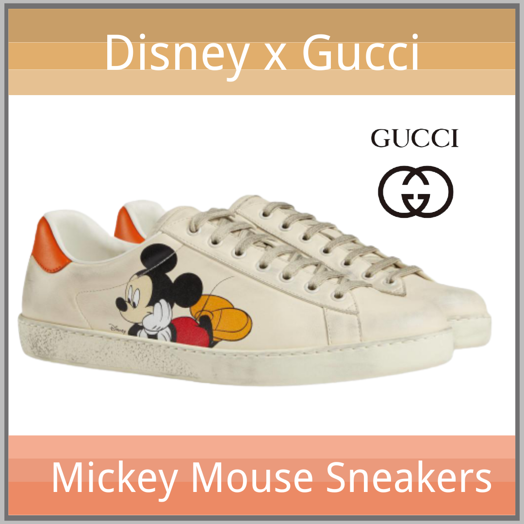 無条件 特別価格 国内発送 Gucci Ace Disney Gucci スニーカー 本日超得 Www Premiervbleague Com
