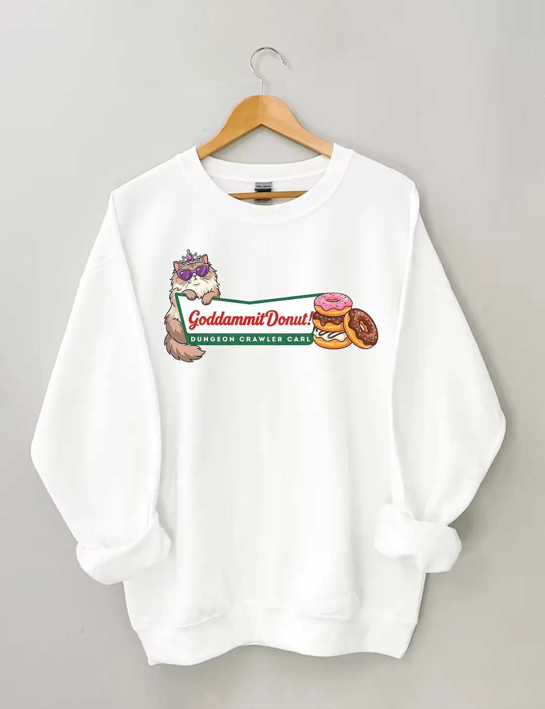 Goddammit Donut Dungeon Crawler Carl Sweatshirt