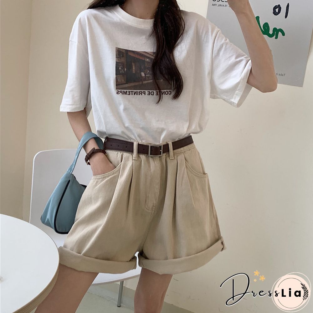 Vintage Casual Denim Shorts