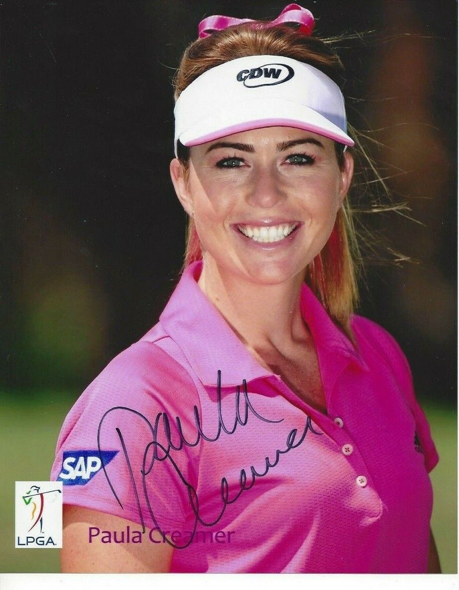 Paula Creamer Autographed 8x10 LPGAC746