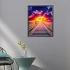 (40*50cm)DIY Round Partial AB Drill Diamond Painting - Sunset Boulevard