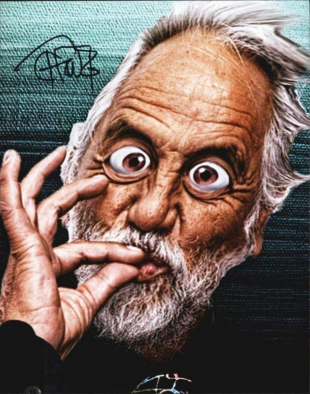 Tommy Chong authentic signed celebrity 8x10 Photo Poster painting W/Cert Autographed D8
